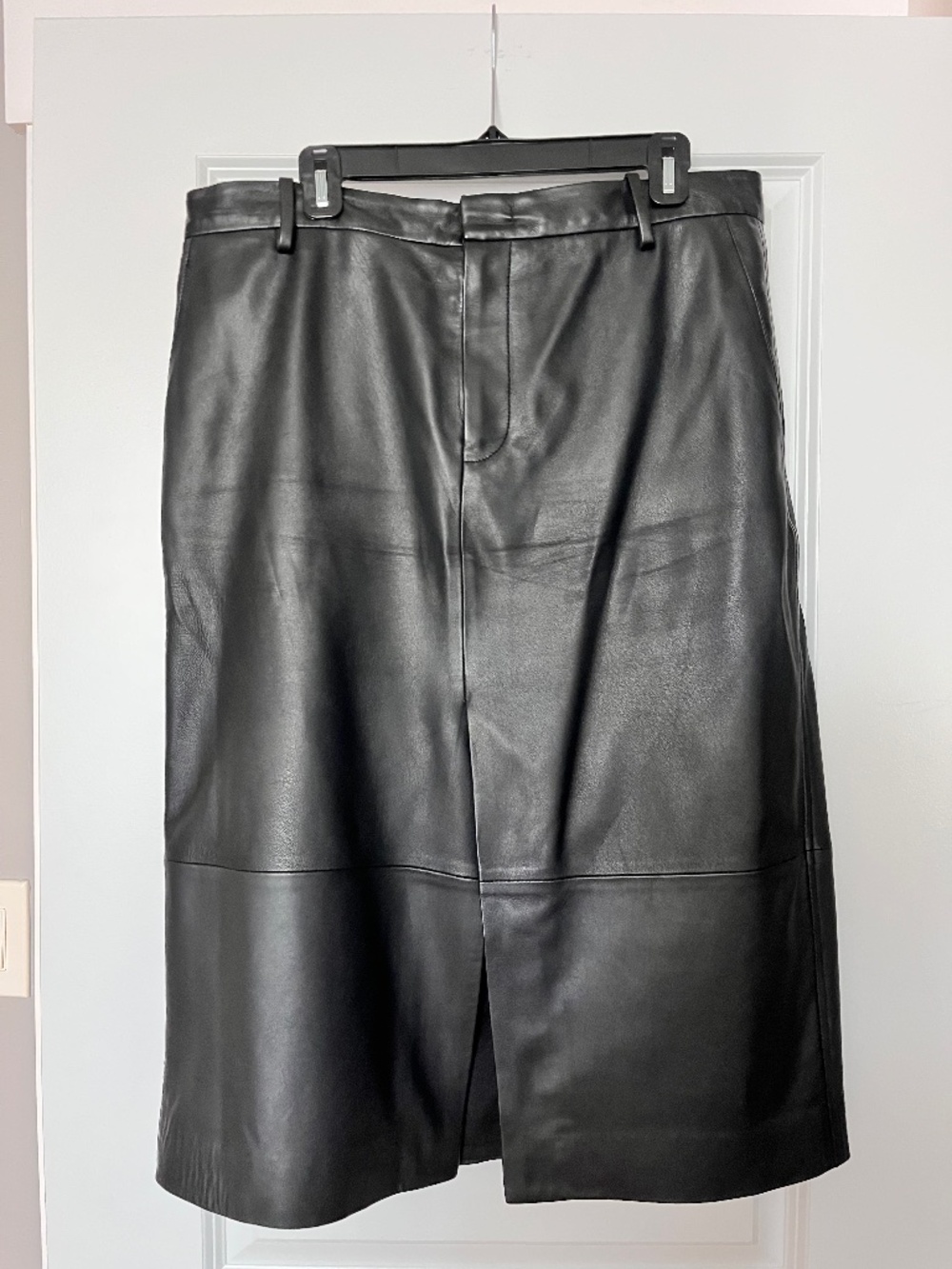 Vince leather pencil skirt
